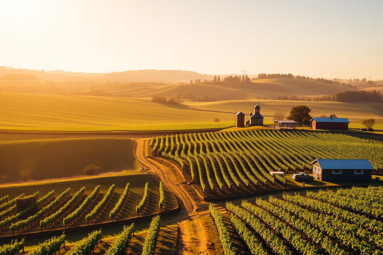 Aplicação em exterior — agricultura